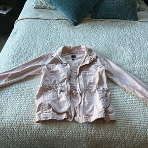 GAP light pink jean jacket